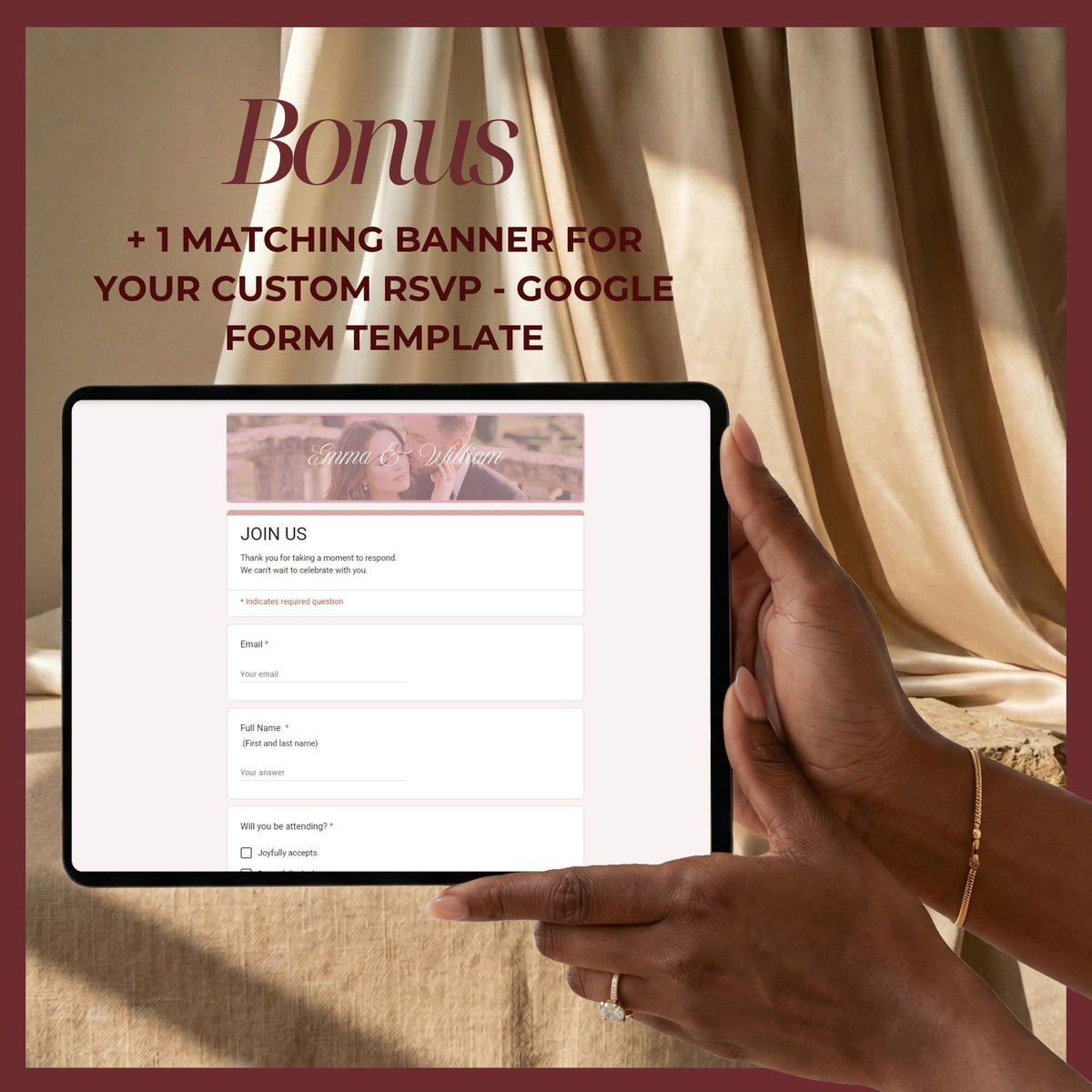 Pink and Olive Green Wedding Website Template with RSVP | Canva Editable | Elegant Digital Invitation