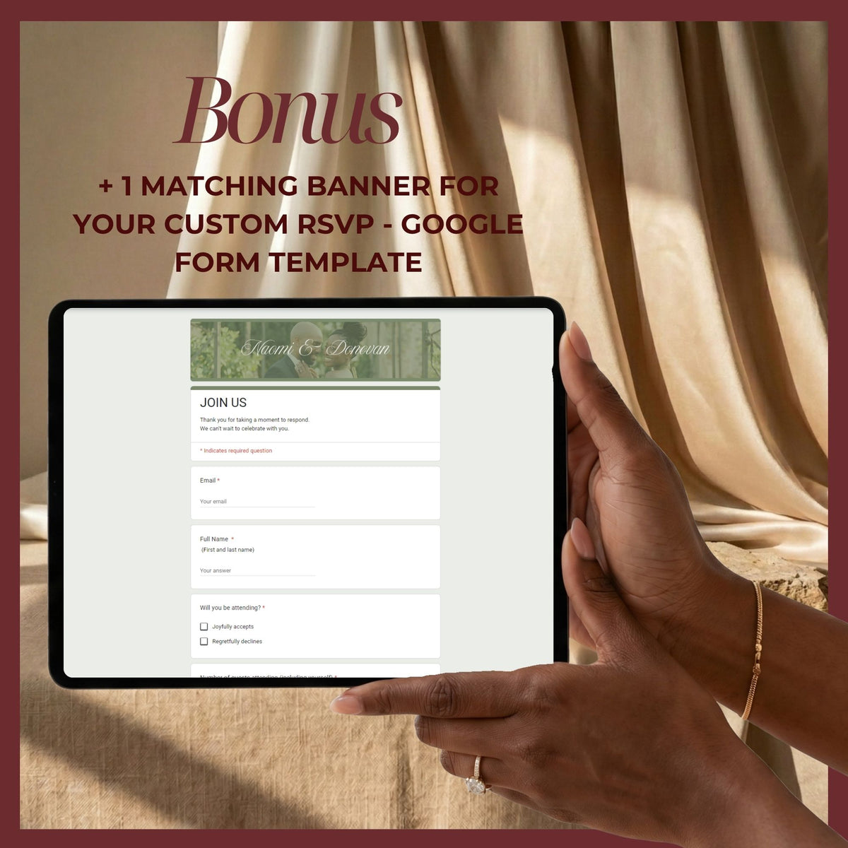 Olive Green Canva Wedding Website Template with RSVP | Olive Green Canva Editable | Elegant Digital Invitation